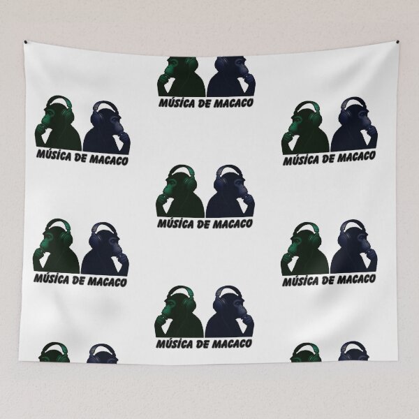 Item preview, Cool Monkey Jams – Funky Animal Headphone Music Art designed and sold by Psycho-Crazy.