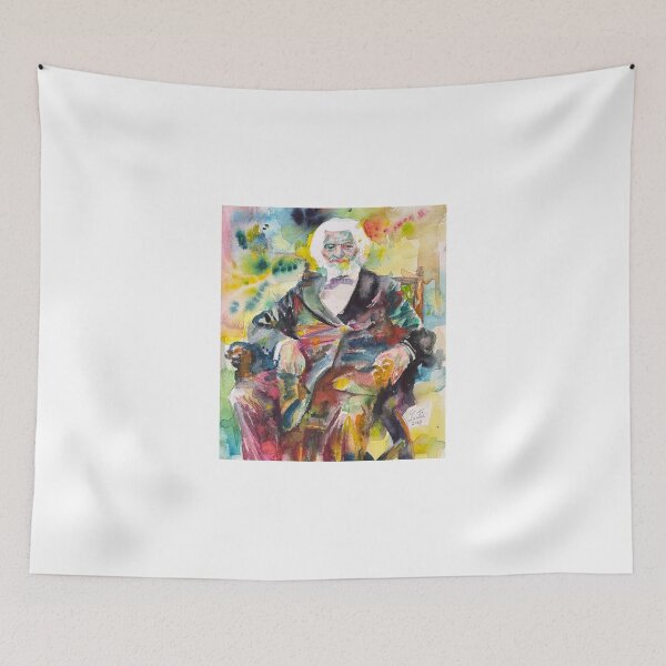 Item preview, FREDERICK DOUGLASS - watercolor portrait .4 designed and sold by lautir.