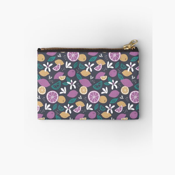 Item preview, Lemon Bliss - Patrón de cítricos (morado) designed and sold by Melanie Penndorf.