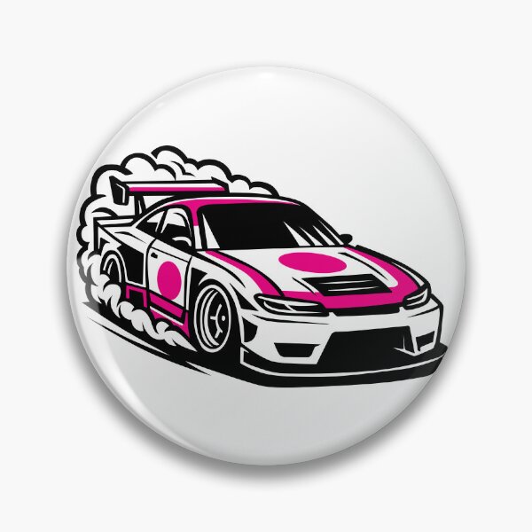 Item preview, Drift King S15 – Bold Line JDM Car Illustration designed and sold by TrilogyMerch.