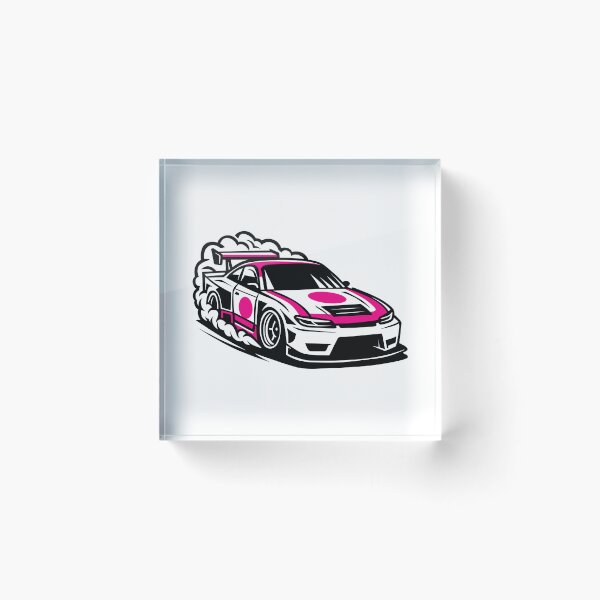 Item preview, Drift King S15 – Bold Line JDM Car Illustration designed and sold by TrilogyMerch.