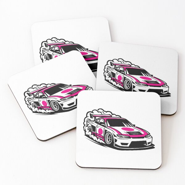 Item preview, Drift King S15 – Bold Line JDM Car Illustration designed and sold by TrilogyMerch.