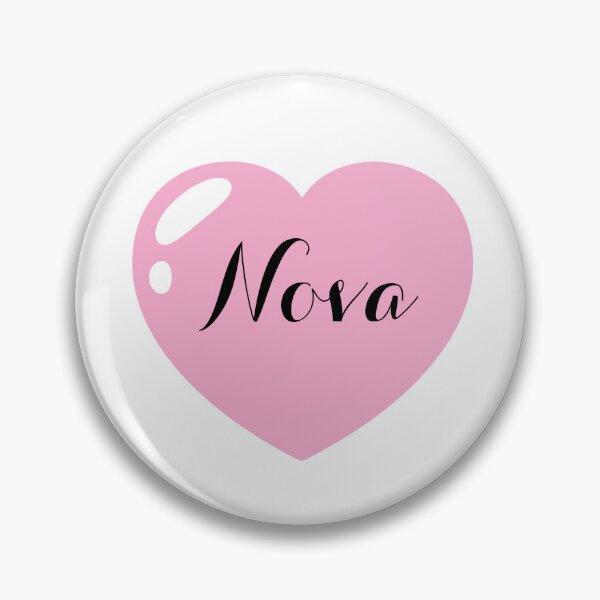 Item preview, Nova Name with Pink Heart  designed and sold by Artbymonika.