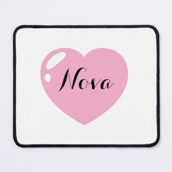 Item preview, Nova Name with Pink Heart designed and sold by Artbymonika.