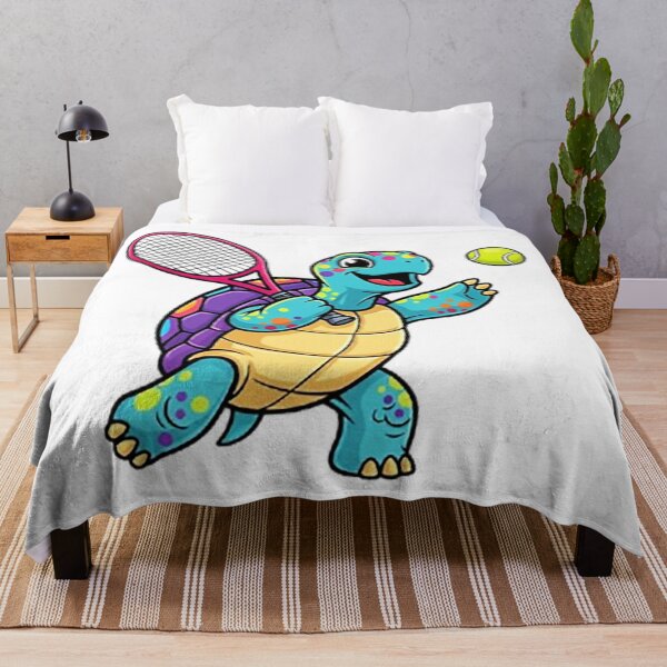 Item preview, Turtle tennis player designed and sold by likbatonboot.