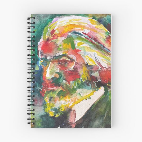 Item preview, FREDERICK DOUGLASS - watercolor portrait .5 designed and sold by lautir.