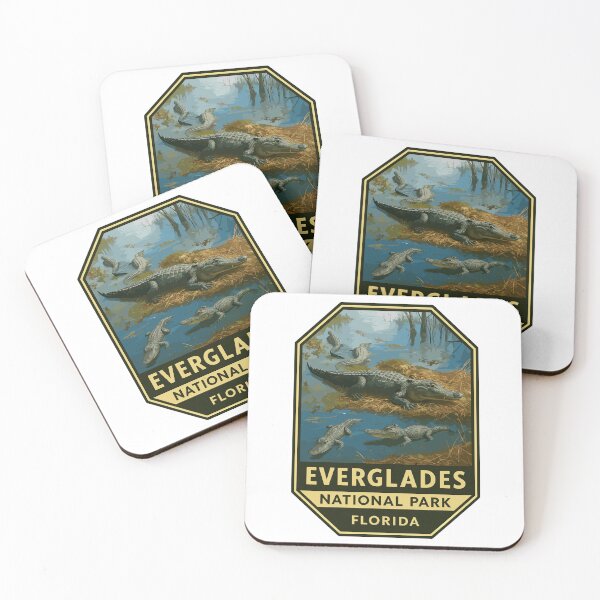 Item preview, Everglades National Park Retro Swamp Wildlife Sticker designed and sold by Ismeal Von.