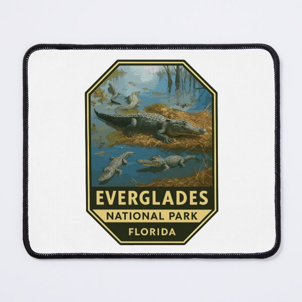 Item preview, Everglades National Park Retro Swamp Wildlife Sticker designed and sold by Ismeal Von.