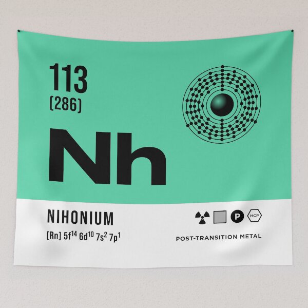 Item preview, 113 Nihonium Periodic Table Element Light designed and sold by VoodooCircus.