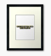 Beerbongs and Bentleys Framed Print