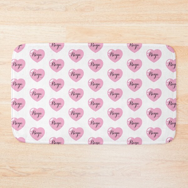 Item preview, Raya Name with Pink Heart  designed and sold by Monika Howarth.