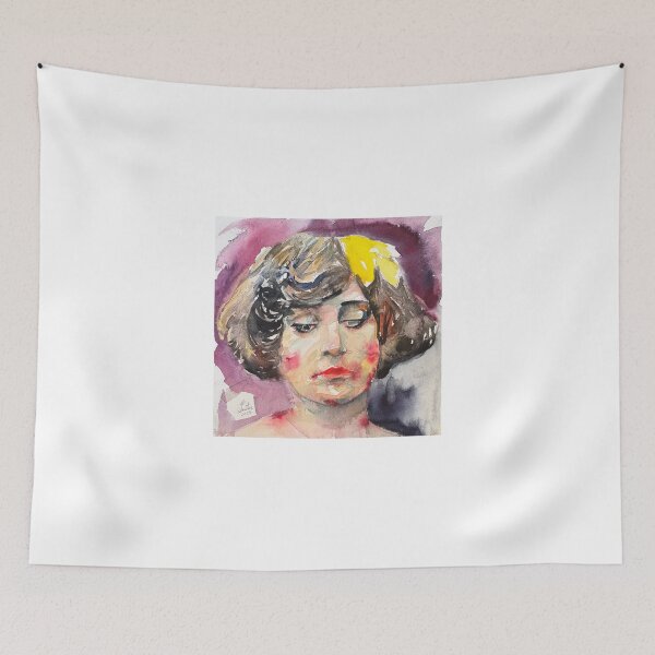 Item preview, COLETTE watercolor portrait .1 designed and sold by lautir.
