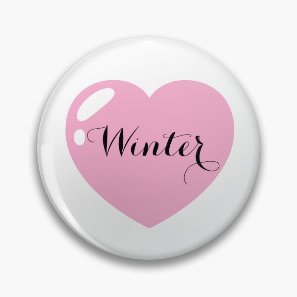 Item preview, Winter Name with Pink Heart  designed and sold by Monika Howarth.