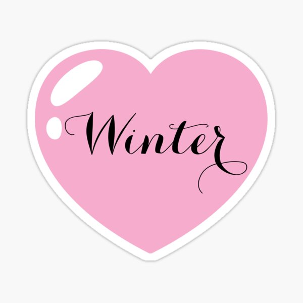 Artikel-Vorschau von Wintername mit rosa Herz, designt und verkauft von Monika Howarth.