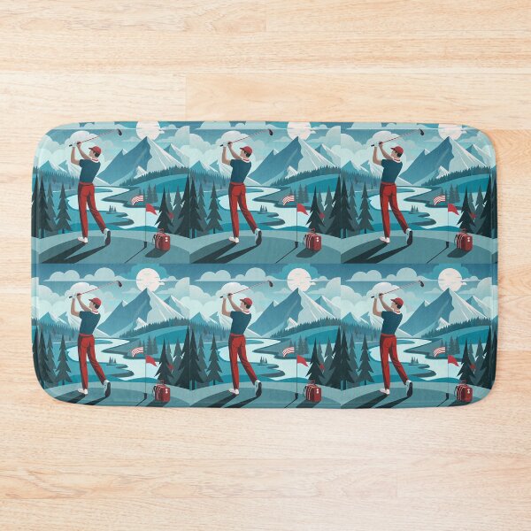 Item preview, ?️ Mountain Golf Swing: Scenic Landscape designed and sold by ART ATTACK ZONE.