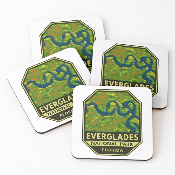 Item preview, Everglades National Park Retro Swamp Wildlife Sticker designed and sold by Ismeal Von.