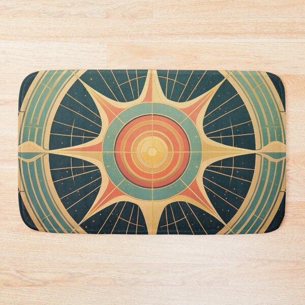 Item preview, Abstract Art Deco - Compass Rose designed and sold by Becky-Poppins.
