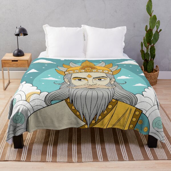 Item preview, Eastern Deity: Sky and Clouds Portrait designed and sold by ART ATTACK ZONE.