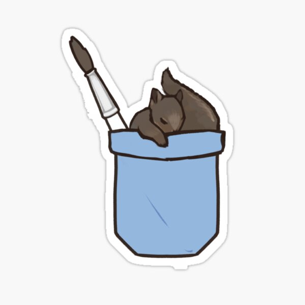Peapod The Pocket Squirrel Sticker
