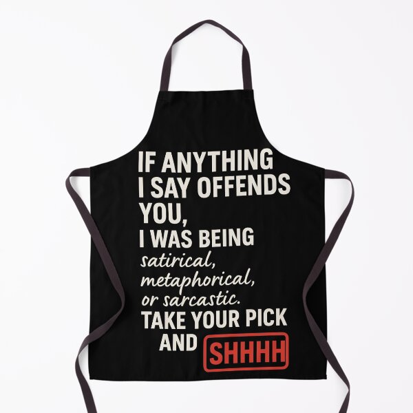 Item preview, Offended? Pick a Label and SHHHH | Satirical Bold Quote T-Shirt designed and sold by TeeTimeTreasure.