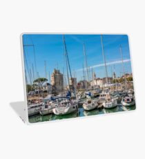 Yachts in the old port of La Rochelle Laptop Skin