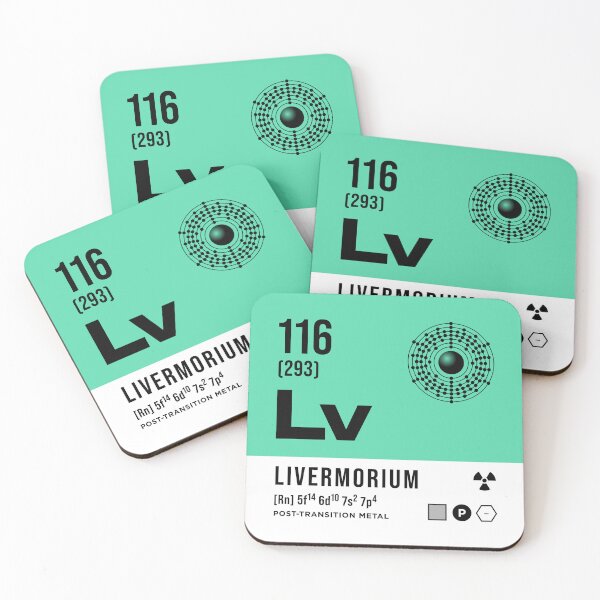Item preview, 116 Livermorium Periodic Table Element Light designed and sold by VoodooCircus.