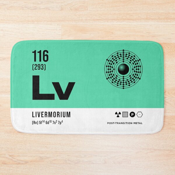Item preview, 116 Livermorium Periodic Table Element Light designed and sold by VoodooCircus.