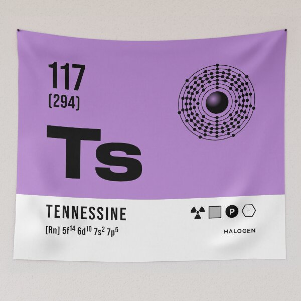 Item preview, 117 Tennessine Periodic Table Element Light designed and sold by VoodooCircus.