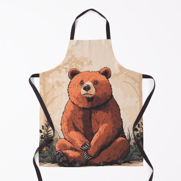 Item preview, Warm Portrait of a Teddy Bear designed and sold by MidArtForge.