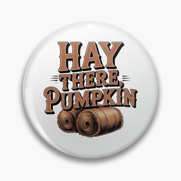Item preview, Hay There, Pumpkin designed and sold by theartfulaspie.