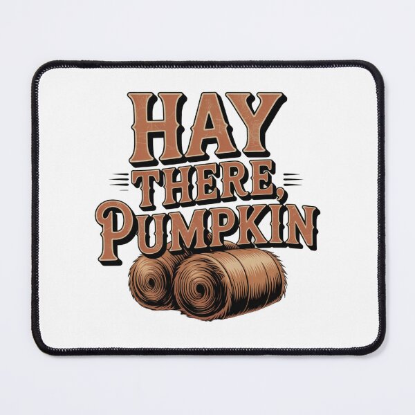 Item preview, Hay There, Pumpkin designed and sold by theartfulaspie.