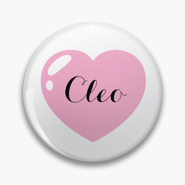 Item preview, Cleo Name with Pink Heart  designed and sold by Monika Howarth.