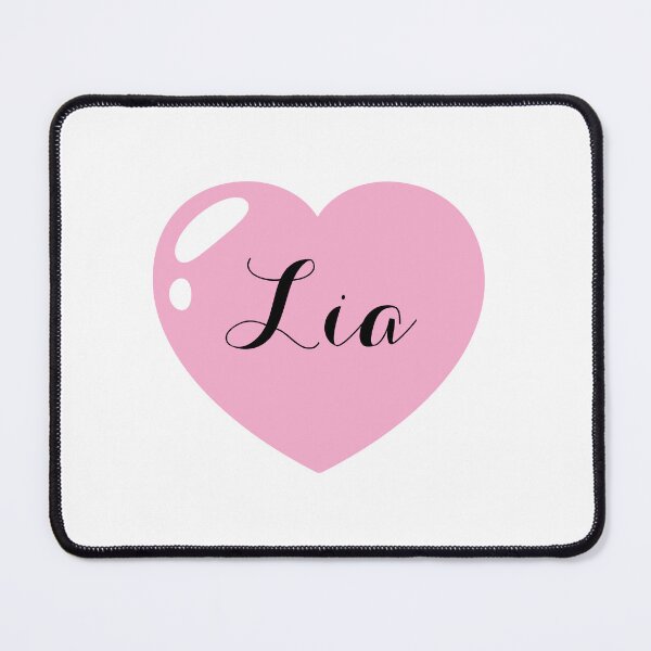Item preview, Lia Name with Pink Heart  designed and sold by Monika Howarth.