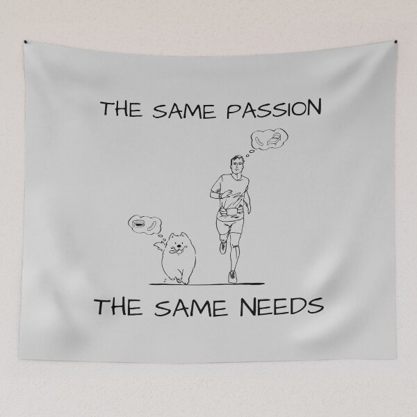 Item preview, Running with a dog - the same passion, the same needs designed and sold by CypisDesign.