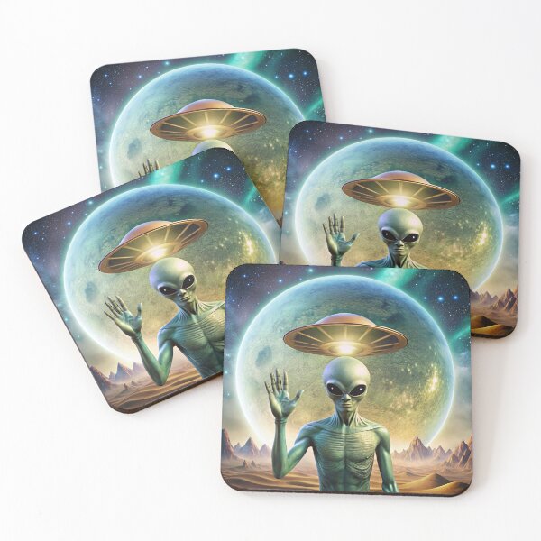 Item preview, Hello Earthling: Your Ultimate Galactic Getaway Awaits! designed and sold by WeirdStuffStore.