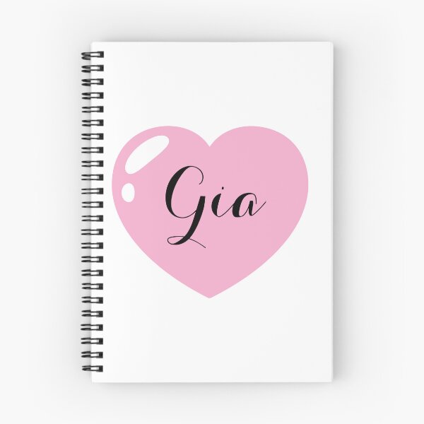 Item preview, Gia Name with Pink Heart  designed and sold by Artbymonika.