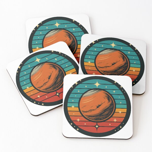 Item preview, Mars (Retro Space) designed and sold by Bubble-Boris.