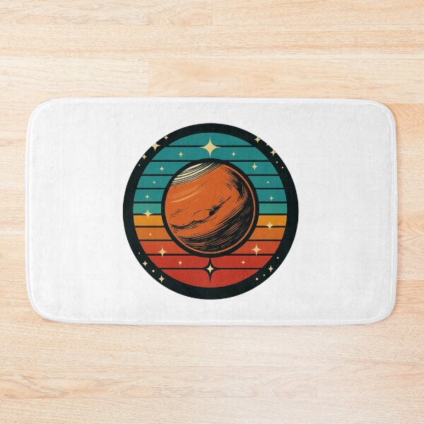 Item preview, Mars (Retro Space) designed and sold by Bubble-Boris.