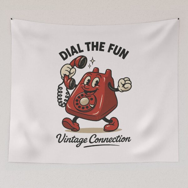 Item preview, Ringing Roger – Vintage Cartoon Rotary Phone designed and sold by HoopeStylee.