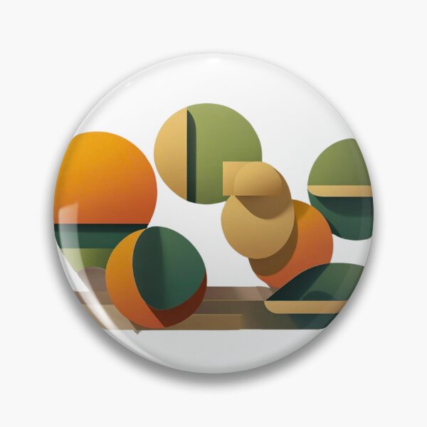 Item preview, 3D Abstract Shapes – Earth Tones Composition designed and sold by PP Shop.