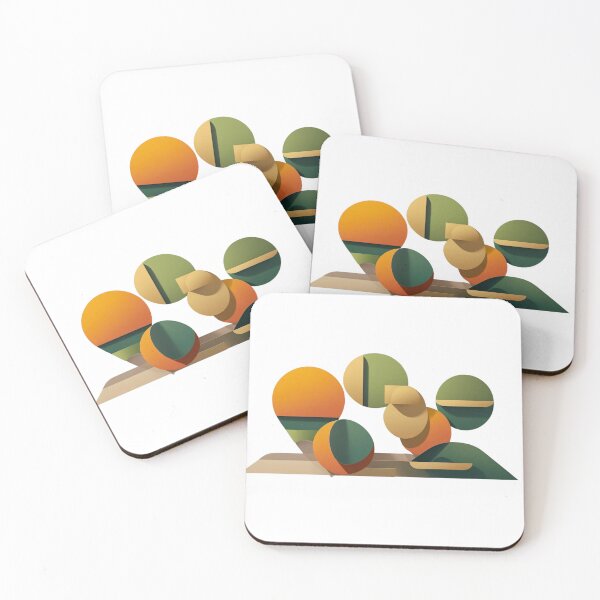 Item preview, 3D Abstract Shapes – Earth Tones Composition designed and sold by PP Shop.