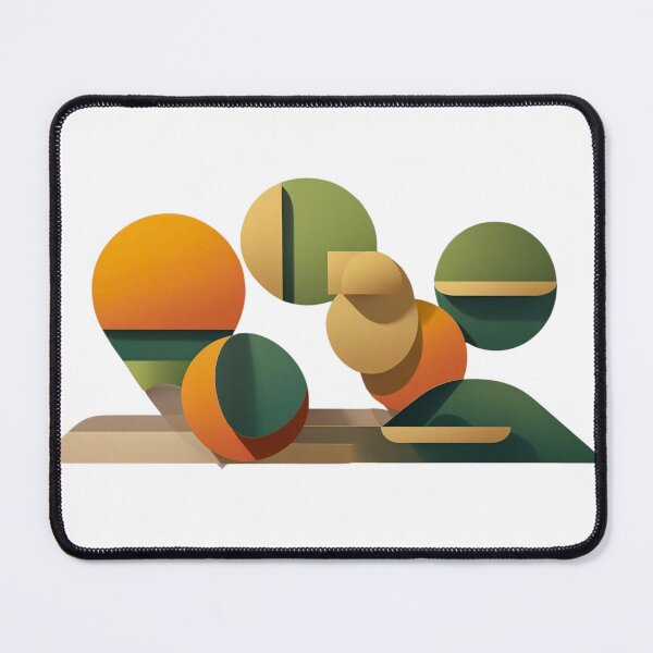 Item preview, 3D Abstract Shapes – Earth Tones Composition designed and sold by PP Shop.