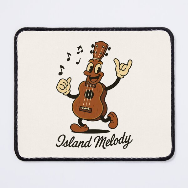 Item preview, Ukulele Uma – Retro Cartoon Ukulele Character designed and sold by HoopeStylee.