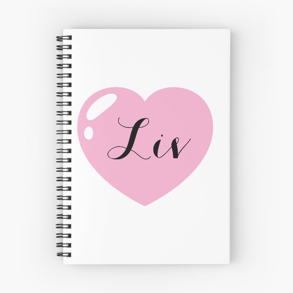 Item preview, Liv Name with Pink Heart  designed and sold by Artbymonika.