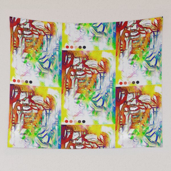 Item preview, The old colorful enchanted castle designed and sold by AnnabellaRh.