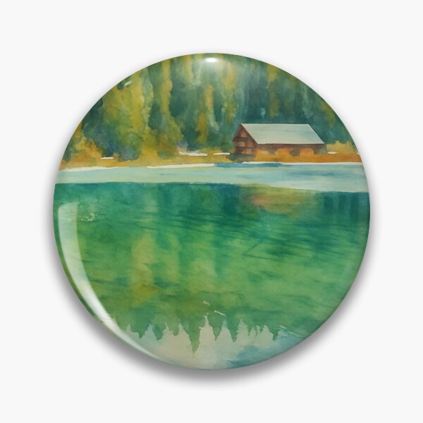 Item preview, Cabin on Lake Louise  designed and sold by Charlie Lane Collective.