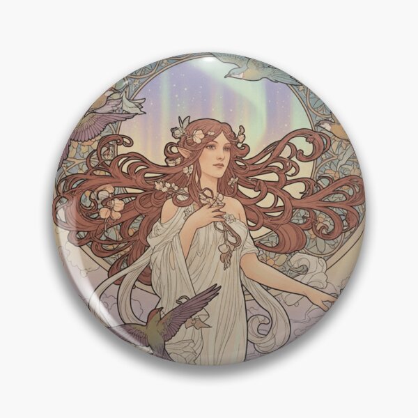 Item preview, Elegarta Design - Art nouveau - Mucha Inspired Art - Aurora 13 designed and sold by Mucha-style-art.