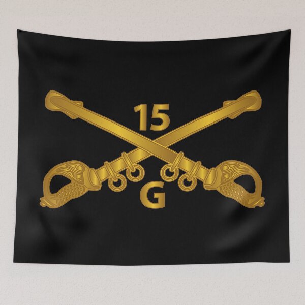 Item preview, Army - G Troop - 15th Cavalry Branch wo Txt designed and sold by Military Insignia Products.