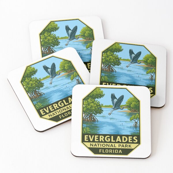 Item preview, Everglades National Park Retro Swamp Wildlife Sticker designed and sold by Ismeal Von.