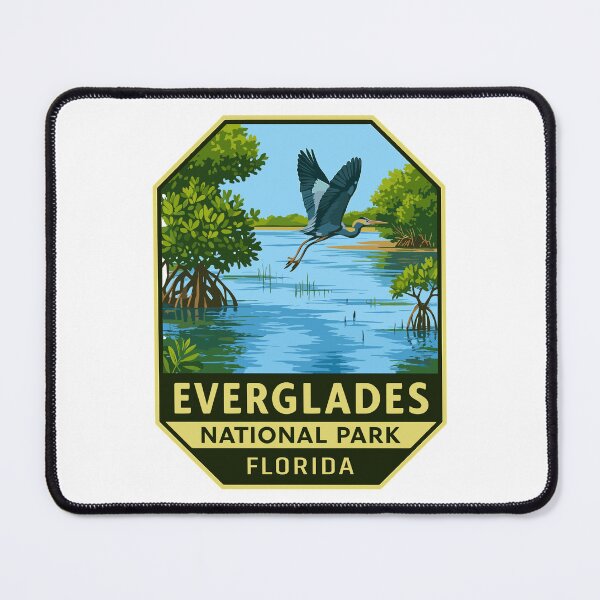 Item preview, Everglades National Park Retro Swamp Wildlife Sticker designed and sold by Ismeal Von.